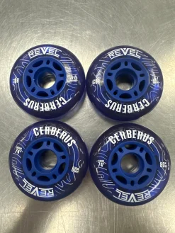 New REVEL CERBERUS 4PK-80MM/74A Inline Wheels 80MM