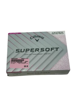 New Callaway SUPERSOFT PINK 12 Pack - Golf Balls