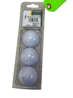 New JOHN DEERE GOLF BALLS 3 Ball - Golf Ball Sleeve