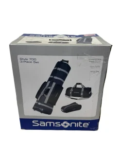 New Samsonite Style 700 3-Piece Set Golf Travel Bag Set