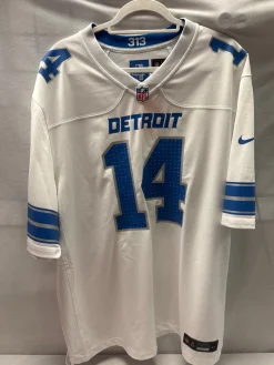 NFL Detroit Lions St Brown #14 XXL White