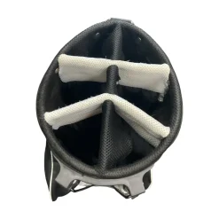 Top Flite Mens Stand Bag Black And White