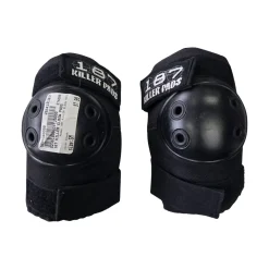 Used 187 KILLER ELBOW PADS Inline Elbow Pads Black SM