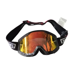 Used 100 PERCENT GEN 2 MOTOCROSS GOGGLES Adult Eyewear Black