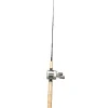 Used Abu Garcia AMBASSADEUR W/BASSPRO BAITCASTER Rod and Reel Combo