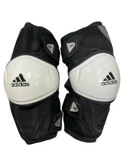 Used Adidas 111 Lacrosse Arm Pads/Guards White XL