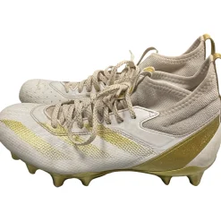 Used Adidas AC8230 LAX Cleats Mens White Senior 7.5