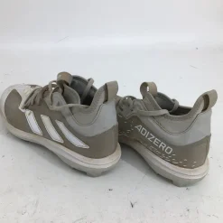 Used Adidas ADIZERO SR 6 LAX CLEATS LAX Cleats Mens White Senior 6