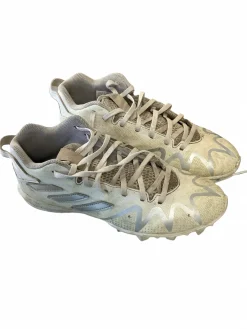 Used Adidas LAX Cleats Boys White Youth 07.5