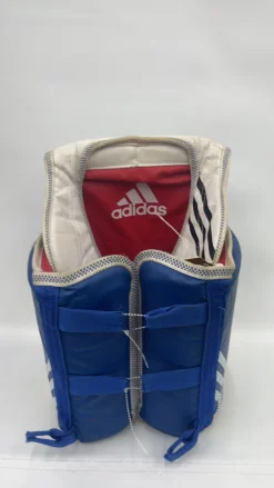 Used Adidas Martial Arts Chest Guard White/Royal/Red XS