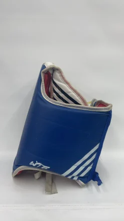 Used Adidas Martial Arts Chest Guard White/Royal/Red XS