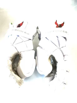 Used Adrenaline PHOENIX LAX Goalie Gloves M White 13"