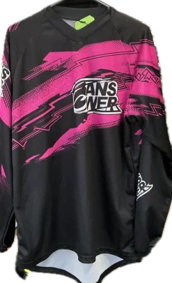 Used Adult Top Black And Pink XL