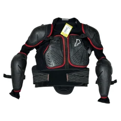 Used Alpine Stars BIONIC JACKET 2 Adult Chest Protector Brace Black