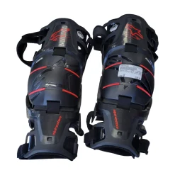 Used Alpine Stars RK-1 KNEE BRACE GUARDS Adult Knee Guard Black Senior
