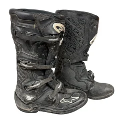 Used Alpine Stars TECH 5 Mens Motocross Boots Black Senior 7