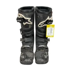 Used Alpine Stars TECH 5 Mens Motocross Boots Black Senior 7
