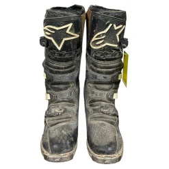 Used Alpine Stars TECH 6 Mens Motocross Boots Black Senior 6
