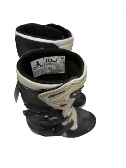 Used Alpine Stars TECH 3S Junior Motocross Boots Black Youth 10.0