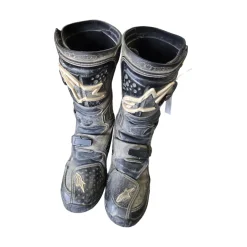 Used Alpine Stars T6S MOTO BOOTS SZ 6 Junior Boots Black Junior 06