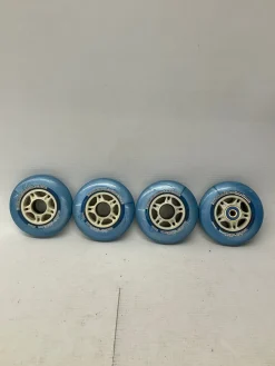 Used AM WING 4 PK BLUE NO BEARINGS Inline Wheels 90MM