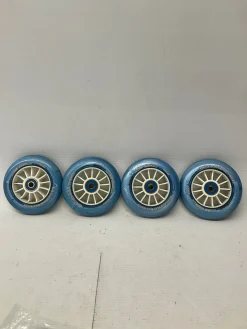 Used AM WING 4PK BLUE Inline Wheels 100MM