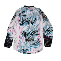 Used ANSWER Adult Motocross Top White Large
