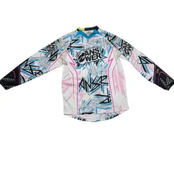 Used ANSWER Adult Motocross Top White Large
