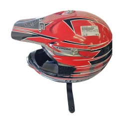 Used A.R.C CORONA MX HELMET SZSM Junior Helmet Red SM