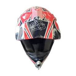 Used A.R.C CORONA MX HELMET SZSM Junior Helmet Red SM