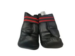 Used ATA VICTORY SPARRING GLVS Martial Arts Gloves Black Youth