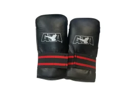 Used ATA VICTORY SPARRING GLVS Martial Arts Gloves Black Youth