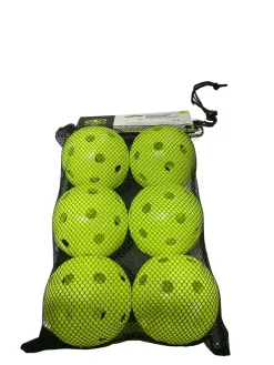 Used ATHETIC 6 PK PICKLEBALLS Pickleball Balls