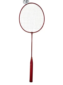 Used BADMINTON RACQUET Junior Badminton Racquet Red Unknown