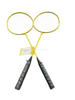 Used BADMINTON RAQUET Adult Badminton Racquet Yellow Unknown
