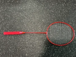 Used BADMINTON RAQUET Adult Badminton Racquet Red Unknown