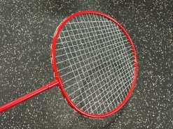 Used BADMINTON RAQUET Adult Badminton Racquet Red Unknown
