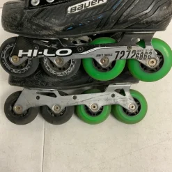 Used Bauer RSX HI-LO Junior Rec Fitness Skates Royal Blue Junior 06
