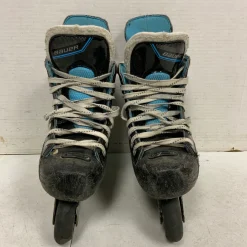 Used Bauer RSX HI-LO Junior Rec Fitness Skates Royal Blue Junior 06