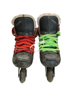 Used Bauer XR300 SZ Y 12 Child Aggressive Skates Black Youth 12.0