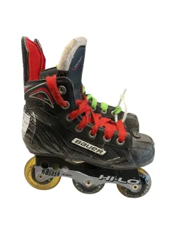 Used Bauer XR300 SZ Y 12 Child Aggressive Skates Black Youth 12.0