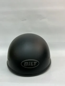 Used Bilt BILT DOT MOTORCYCLE HELMET Adult Helmet Black MD