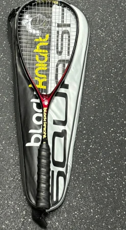 Used BLACK KNIGHT Adult Squash Racquet Black Unknown