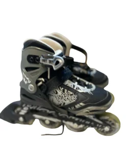 Used Bladerunner ABEC 3 Junior Roller Quad Skates Black Junior 04