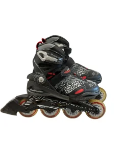 Used Bladerunner PHOENIX ADJ 1-4 Junior Rec Fitness Skates Black Adjustable