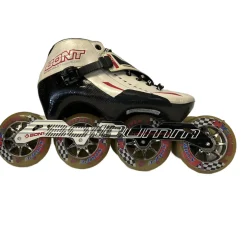 Used BONT JET AGRESSIVE INLINE SKATES Racing Inline Skates Black Senior 8