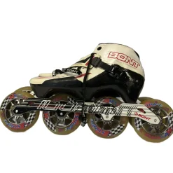 Used BONT JET AGRESSIVE INLINE SKATES Racing Inline Skates Black Senior 8