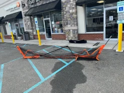 Used Bownet Lacrosse Goal Halo Lacrosse Barrier Net