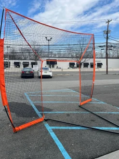 Used Bownet Lacrosse Goal Halo Lacrosse Barrier Net