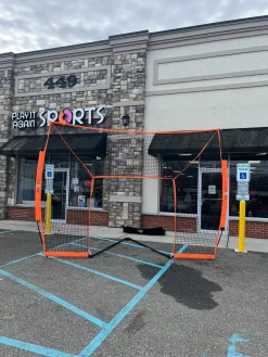 Used Bownet Lacrosse Goal Halo Lacrosse Barrier Net